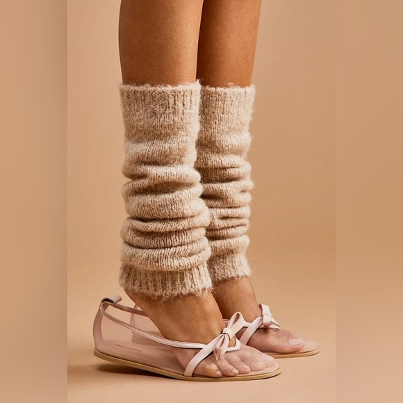 Free People Mesh Mania Bow Flats - Picture 1 of 6